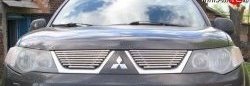 7 299 р. Декоративная вставка решетки радиатора (рестайлинг) Berkut Mitsubishi L200 4  рестайлинг (2013-2016)  с доставкой в г. Калуга. Увеличить фотографию 1
