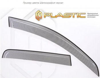 Дефлектора окон CA-Plastic Mitsubishi (Митсубиси) L200 (л)  5 KK,KL (2018-2022) 5 KK,KL рестайлинг