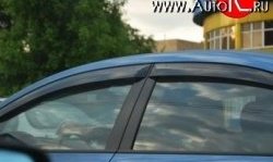999 р. Комплект дефлекторов окон (ветровиков) 4 шт. (седан) Russtal  Mitsubishi Lancer  9 (2003-2009)  с доставкой в г. Калуга. Увеличить фотографию 1