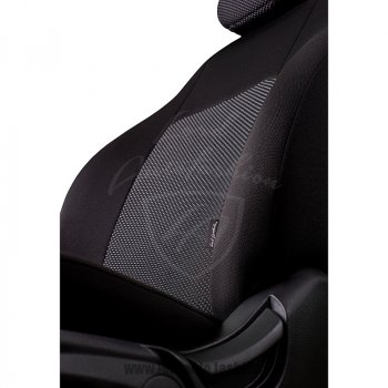6 649 р. Чехлы для сидений Lord Autofashion Дублин (жаккард)  Mitsubishi Lancer  9 (2003-2009) (Черный, вставка Ёж Белый)  с доставкой в г. Калуга. Увеличить фотографию 3