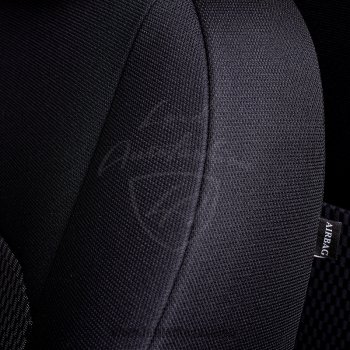 6 499 р. Чехлы для сидений Lord Autofashion Дублин (жаккард)  Mitsubishi Lancer  9 (2003-2009) (Черный, вставка Прямоугольник черный)  с доставкой в г. Калуга. Увеличить фотографию 3