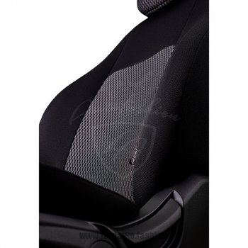 6 499 р. Чехлы для сидений Lord Autofashion Дублин (жаккард)  Mitsubishi Lancer  9 (2003-2009) (Черный, вставка Прямоугольник черный)  с доставкой в г. Калуга. Увеличить фотографию 4