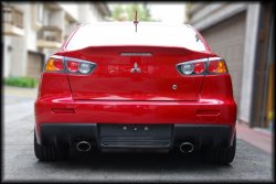 4 149 р. Лип спойлер DUCKBILL Mitsubishi Lancer 10 седан дорестайлинг (2007-2010) (Неокрашенный)  с доставкой в г. Калуга. Увеличить фотографию 3