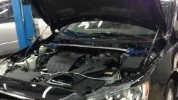 2 199 р. Газовые упоры капота (рестайлинг) Berkut Mitsubishi Lancer 10 седан дорестайлинг (2007-2010)  с доставкой в г. Калуга. Увеличить фотографию 1