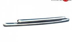 19 699 р. Защита заднего бампера (Ø76 и 42 мм, нержавейка) Russtal  Mitsubishi Outlander  XL (2010-2013)  с доставкой в г. Калуга. Увеличить фотографию 1
