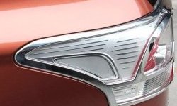 5 349 р. Накладки на фонари СТ Mitsubishi Outlander GF 2-ой рестайлинг (2015-2018) (Неокрашенные)  с доставкой в г. Калуга. Увеличить фотографию 2