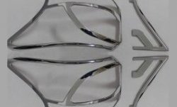 5 349 р. Накладки на фонари СТ  Mitsubishi Outlander  GF (2015-2018) (Неокрашенные)  с доставкой в г. Калуга. Увеличить фотографию 3