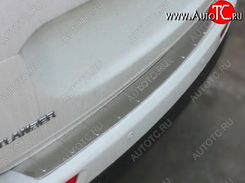 5 349 р. Защитная накладка на задний бампер СТ  Mitsubishi Outlander  GF (2015-2018)  с доставкой в г. Калуга