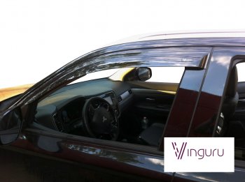 1 899 р. Дефлекторы окон Vinguru  Mitsubishi Outlander  GF (2012-2018)  с доставкой в г. Калуга. Увеличить фотографию 2