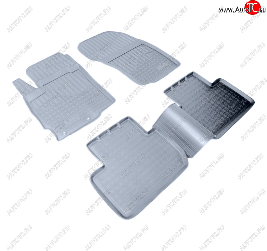 2 699 р. Коврики салона Norplast Unidec  Mitsubishi Outlander  GF (2012-2024) (Цвет: серый)  с доставкой в г. Калуга