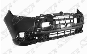 9 299 р. Передний бампер SAT  Mitsubishi Outlander  GF (2018-2024) (Неокрашенный)  с доставкой в г. Калуга. Увеличить фотографию 1