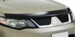 2 499 р. Дефлектор капота NovLine  Mitsubishi Outlander  XL (2005-2009)  с доставкой в г. Калуга. Увеличить фотографию 1