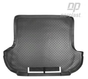 Коврик багажника Norplast Unidec Mitsubishi Outlander XL (CW)  рестайлинг (2010-2013)  (Черный, с погрузочным ковриком (фартуком))
