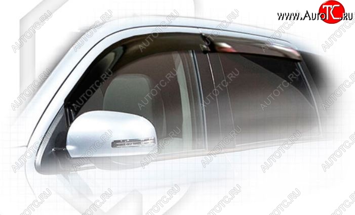 2 079 р. Дефлектора окон CA-Plastiс  Mitsubishi Outlander  GF (2012-2018) (Classic полупрозрачный, Без хром.молдинга)  с доставкой в г. Калуга