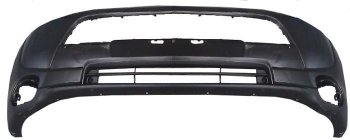 6 599 р. Передний бампер SAT  Mitsubishi Outlander  GF (2012-2014) (Неокрашенный)  с доставкой в г. Калуга. Увеличить фотографию 1
