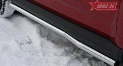 9 314 р. Защита порогов Souz-96 (d60) Mitsubishi Outlander XL (CW)  рестайлинг (2010-2013)  с доставкой в г. Калуга. Увеличить фотографию 1