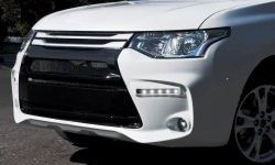 29 999 р. Передний бампер Tuning-Sport  Mitsubishi Outlander  GF (2012-2014) (Неокрашенный)  с доставкой в г. Калуга. Увеличить фотографию 1