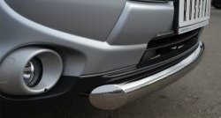 14 599 р. Одинарная защита переднего бампера диаметром 76 мм Russtal  Mitsubishi Outlander  GF (2012-2014)  с доставкой в г. Калуга. Увеличить фотографию 2