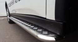 19 799 р. Широкая защита порогов (рестайлинг) Russtal Mitsubishi Outlander GF 1-ый рестайлинг (2014-2016)  с доставкой в г. Калуга. Увеличить фотографию 3