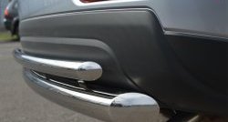18 799 р. Защита заднего бампера (Ø76 и 42 мм, нержавейка) Russtal  Mitsubishi Outlander  GF (2012-2014)  с доставкой в г. Калуга. Увеличить фотографию 3