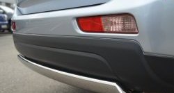 15 649 р. Защита заднего бампера (Ø75x42 мм, нержавейка) Russtal  Mitsubishi Outlander  GF (2012-2014)  с доставкой в г. Калуга. Увеличить фотографию 3