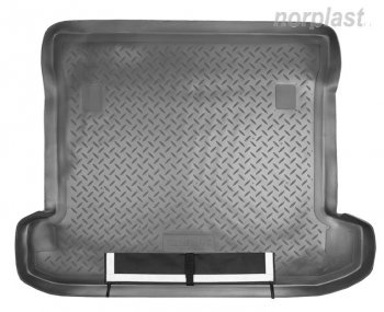 2 899 р. Коврик багажника Norplast  Mitsubishi Pajero  4 V90 (2006-2020) (Черный, с погрузочным ковриком (фартуком))  с доставкой в г. Калуга. Увеличить фотографию 1