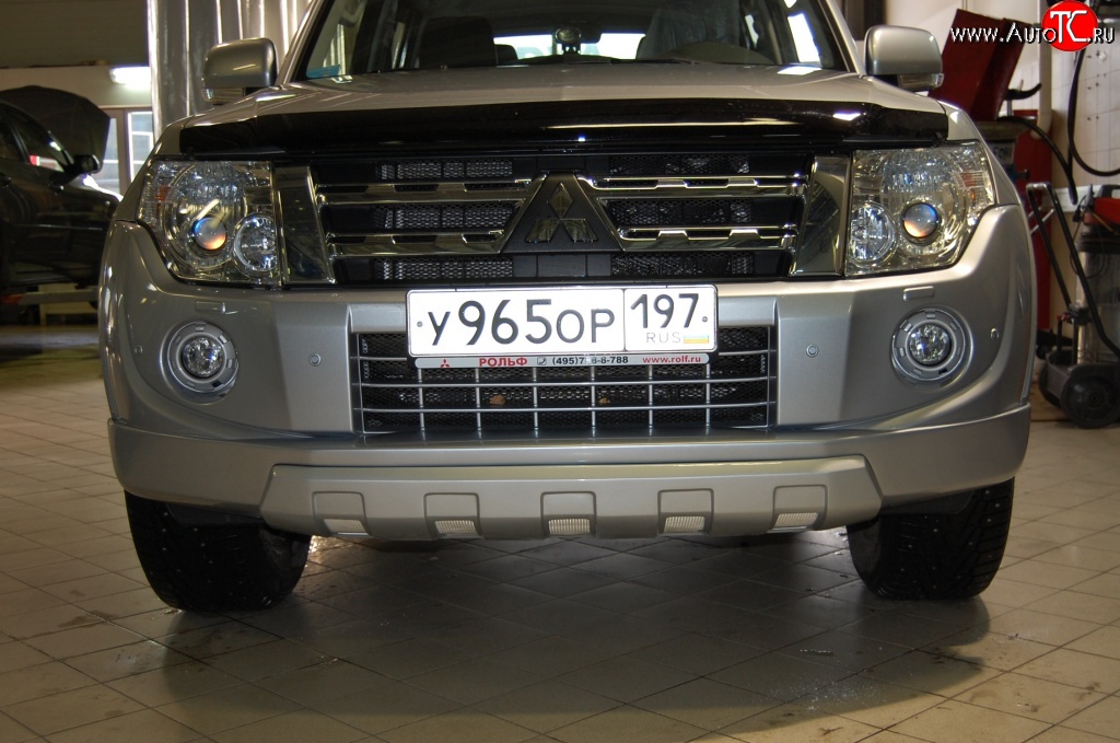 14 399 р. Накладка на передний бампер Sport v2  Mitsubishi Pajero ( 4 V90,  4 V80) (2011-2015) (Неокрашенная)  с доставкой в г. Калуга