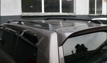 11 099 р. Рейлинги OE Style (черный) Mitsubishi Pajero 4 V90 дорестайлинг (2006-2011)  с доставкой в г. Калуга. Увеличить фотографию 1