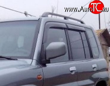 999 р. Комплект дефлекторов окон (ветровиков) 4 шт. (5 дверей) Russtal Mitsubishi Pajero iO (1998-2007)  с доставкой в г. Калуга