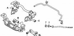 1 069 р. Полиуретановый сайлентблок поперечного рычага передней подвески Точка Опоры  Mitsubishi Pajero iO (1998-2007)  с доставкой в г. Калуга. Увеличить фотографию 2
