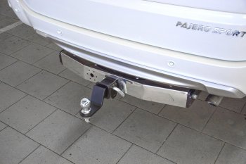 15 249 р. Фаркоп Petroil Tuning (съемный квадрат)  Mitsubishi Pajero Sport  3 QE (2015-2021) (Без заглушки )  с доставкой в г. Калуга. Увеличить фотографию 2