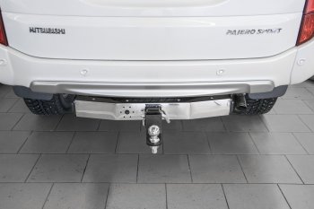 15 249 р. Фаркоп Petroil Tuning (съемный квадрат)  Mitsubishi Pajero Sport  3 QE (2015-2021) (Без заглушки )  с доставкой в г. Калуга. Увеличить фотографию 3