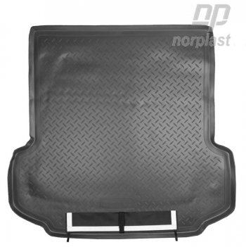 2 999 р. Коврик багажника Norplast  Mitsubishi Pajero Sport  2 PB (2008-2013) (Черный, с погрузочным ковриком (фартуком))  с доставкой в г. Калуга. Увеличить фотографию 1