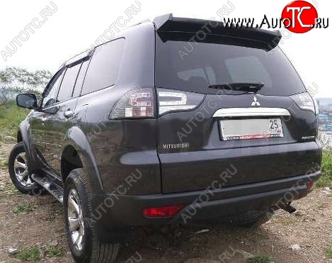 9 049 р. Спойлер CT Mitsubishi Pajero Sport PB рестайлинг (2013-2017) (Неокрашенный)  с доставкой в г. Калуга