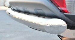 14 999 р. Одинарная защита заднего бампера из трубы диаметром 76 мм (рестайлинг) Russtal  Mitsubishi Pajero Sport  3 PB (2013-2017)  с доставкой в г. Калуга. Увеличить фотографию 3