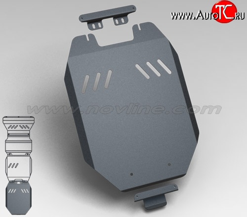 789 р. Защита раздаточной коробки Novline (3.2, АКПП/МКПП, 3 мм)  Mitsubishi Pajero Sport  PB (2008-2013) дорестайлинг  с доставкой в г. Калуга