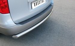 15 649 р. Защита заднего бампера (Ø76 мм, нержавейка) Russtal  Hyundai Starex/Grand Starex/H1  2 TQ (2007-2018)  с доставкой в г. Калуга. Увеличить фотографию 2