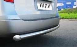 15 649 р. Защита заднего бампера (Ø76 мм, нержавейка) Russtal  Hyundai Starex/Grand Starex/H1  2 TQ (2007-2018)  с доставкой в г. Калуга. Увеличить фотографию 3