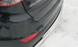 18 799 р. Защита заднего бампера (Ø76 и 42 мм, нержавейка) Russtal  Hyundai IX35  1 LM (2009-2018)  с доставкой в г. Калуга. Увеличить фотографию 3