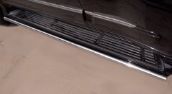 14 999 р. Защита порогов Russtal  Lexus GX  460 (2009-2013) (Защита порогов с со скосами на торцах (вариант 1))  с доставкой в г. Калуга. Увеличить фотографию 1