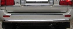 18 999 р. Защита заднего бампера (Ø63 мм, нержавейка) Russtal  Lexus LX  470 (1998-2007)  с доставкой в г. Калуга. Увеличить фотографию 2