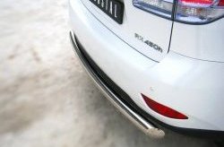 13 649 р. Защита заднего бампера (Ø76 мм, нержавейка) Russtal  Lexus RX ( 350,  450H,  270) (2008-2012)  с доставкой в г. Калуга. Увеличить фотографию 3