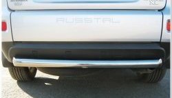 17 649 р. Защита заднего бампера (Ø76 мм, нержавейка) Russtal Mitsubishi Outlander XL (CW)  рестайлинг (2010-2013)  с доставкой в г. Калуга. Увеличить фотографию 1