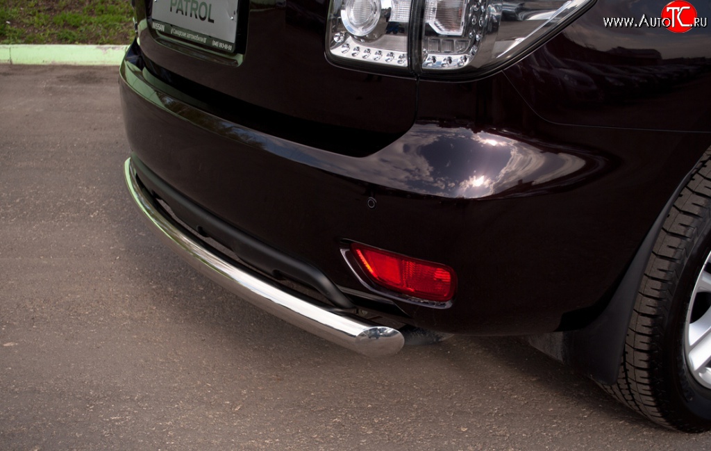 13 899 р. Одинарная защита переднего бампера Russtal диаметром 63 мм  Nissan Patrol  6 (2010-2014)  с доставкой в г. Калуга