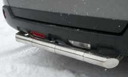 13 499 р. Защита заднего бампера (Ø63 мм, нержавейка) Russtal  Nissan X-trail  1 T30 (2000-2003)  с доставкой в г. Калуга. Увеличить фотографию 1