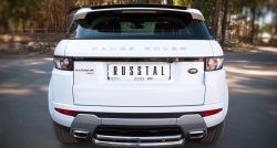 19 699 р. Защита заднего бампера (DYNAMIC, Ø76 и 42 мм, нержавейка) Russtal  Land Rover Range Rover Evoque  1 L538 (2011-2018)  с доставкой в г. Калуга. Увеличить фотографию 1