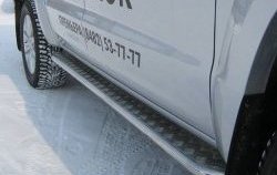 20 399 р. Широкая защита порогов Russtal  Volkswagen Amarok (2009-2016)  с доставкой в г. Калуга. Увеличить фотографию 1