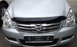 2 р. Дефлектор капота NovLine-Autofamily  Nissan Almera  седан (2012-2019)  с доставкой в г. Калуга. Увеличить фотографию 1