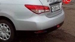 4 849 р. Задний бампер Стандартный  Nissan Almera  седан (2012-2019) (неокрашенный)  с доставкой в г. Калуга. Увеличить фотографию 1
