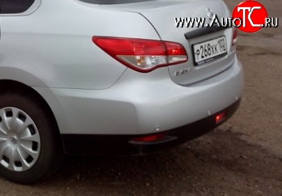 4 849 р. Задний бампер Стандартный  Nissan Almera  седан (2012-2019) (неокрашенный)  с доставкой в г. Калуга